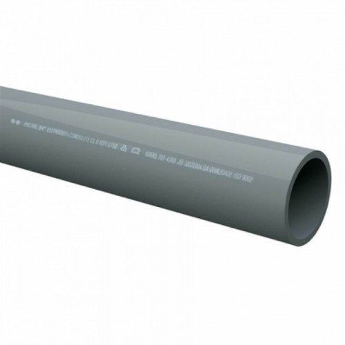 Eletroduto PVC 1/2 x 3000 Cinza