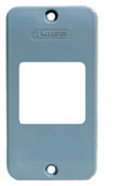 Tampa PVC 2 Teclas P/Condulete Peq Cinza
