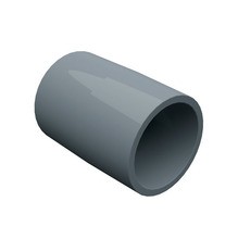 Luva Encaixe PVC 3/4 Cinza