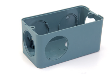 Condulete PVC 6 Entradas Grande Cinza