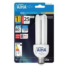 Lampada Fluorescente Compacta 3U 25W E-27 220V AIHA
