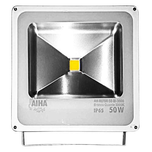 REFLETOR LED 50W 6000K BRANCO BIVOLT AIHA