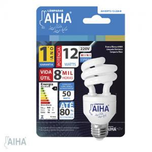 Lampada Fluorescente Compacta Espiral 12W E-27 220V AIHA
