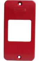 Tampa PVC 2 Teclas P/Condulete Peq Verm