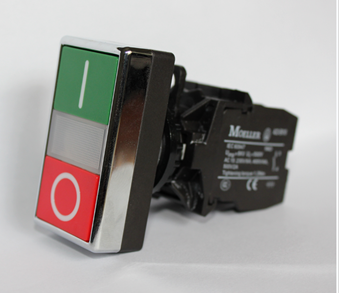 Botao Duplo Iluminado 1NA 1NF 24Vcc EATON