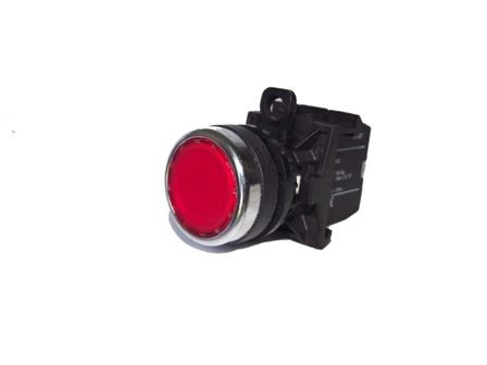 Botao Pulso Iluminado 1NF Vermelho 220Vca EATON