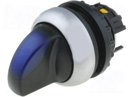 Comutadora Iluminada 3 Posicoes Pulso Azul 220Vca EATON