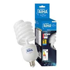 Lampada Fluorescente Compacta Espiral 65W E-27 220V AIHA