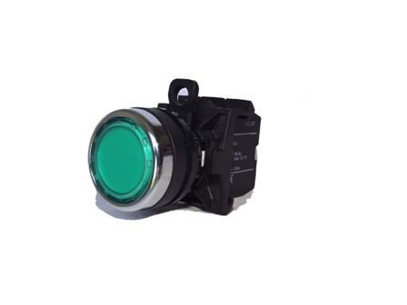 Botao Pulso Iluminado 1NA Verde 220Vca EATON