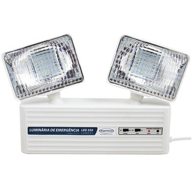 Luminaria Emergencia Led 2 Farois Segurimax