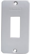 Tampa PVC 1 Tecla P/ Condulete Peq Branco