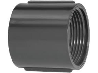 Luva C/ Rosca 4" Preto PVC