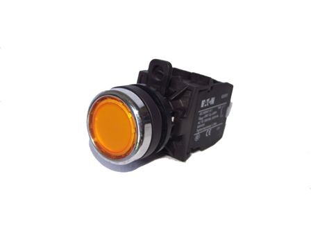 Botao Pulso Iluminado 1NA Amarelo 220Vca EATON
