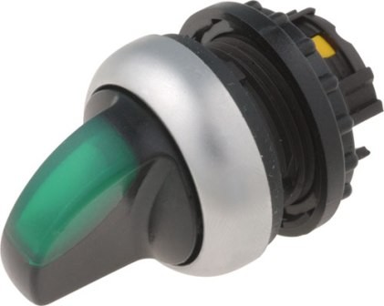 Comutadora Iluminada 3 Posicoes Fixa Verde 220Vca EATON