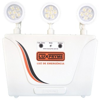 LUMINARIA EMERGENCIA LED 3 FAROIS LUXPRYME