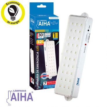 Luminaria Emergencia 30 Leds Bivolt AIHA