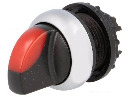 Comutadora Iluminada 3 Posicoes Fixa Vermelho 220Vca EATON
