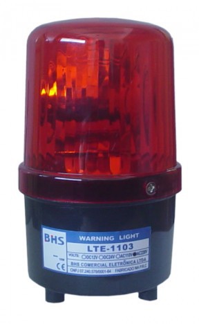 Giroflex Vermelho C/Alarme 24V Bhs