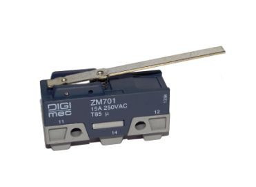 MICRO CHAVE 15A 250VCA C/ HASTE LONGA DIGIMEC