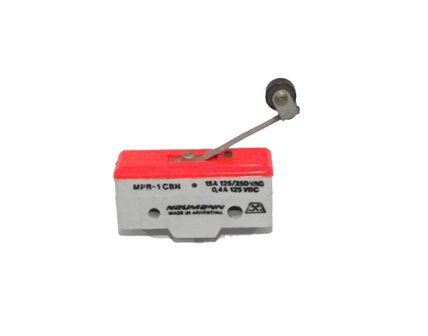 MICRO CHAVE 15A 250VCA C/HASTE LONGA E ROLDANA NEUMANN