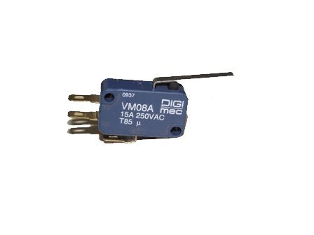 MICRO CHAVE 15A 250VCA C/HASTE DIGIMEC